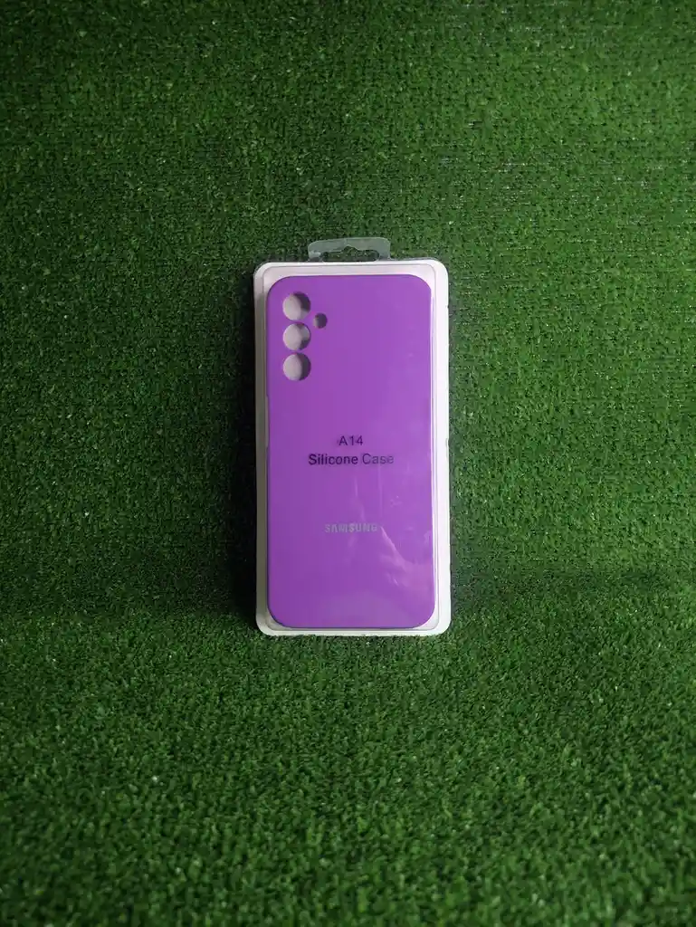Samsung Galaxy A14 | Forro Protector| Silicone Case |violeta|samsung | Carcasa | Funda | Anti Humedad
