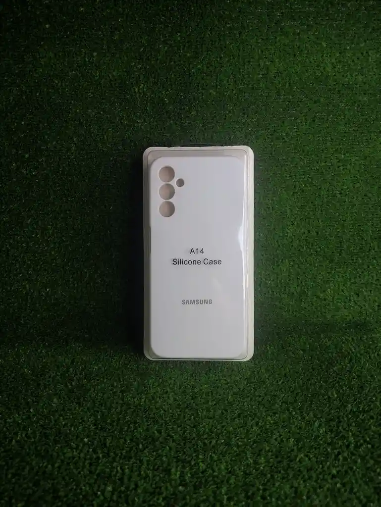 Samsung Galaxy A14 | Forro Protector| Silicone Case |blanco|samsung | Carcasa | Funda | Anti Humedad
