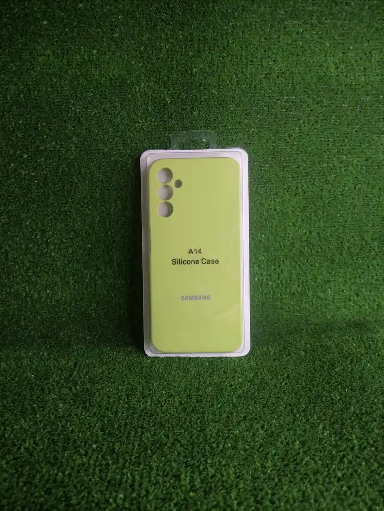 Samsung Galaxy A14 | Forro Protector| Silicone Case |verde Lima|samsung | Carcasa | Funda | Anti Humedad