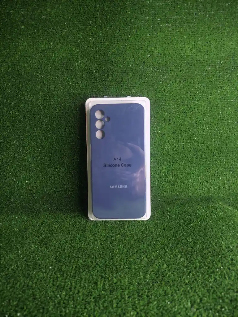 Samsung Galaxy A14 | Forro Protector| Silicone Case |azul Oscuro|samsung | Carcasa | Funda | Anti Humedad