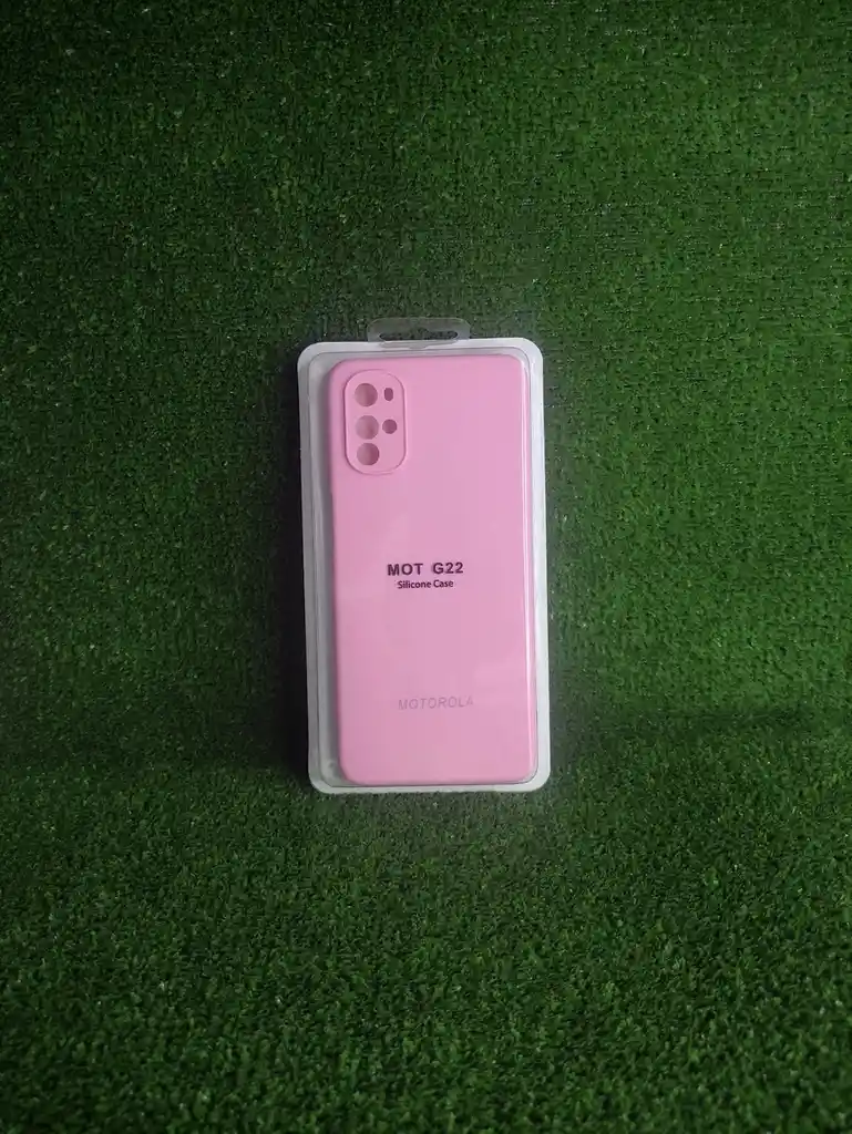 Motorola G22| Forro Protector| Silicone Case |rosado|motorola | Carcasa | Funda | Anti Humedad