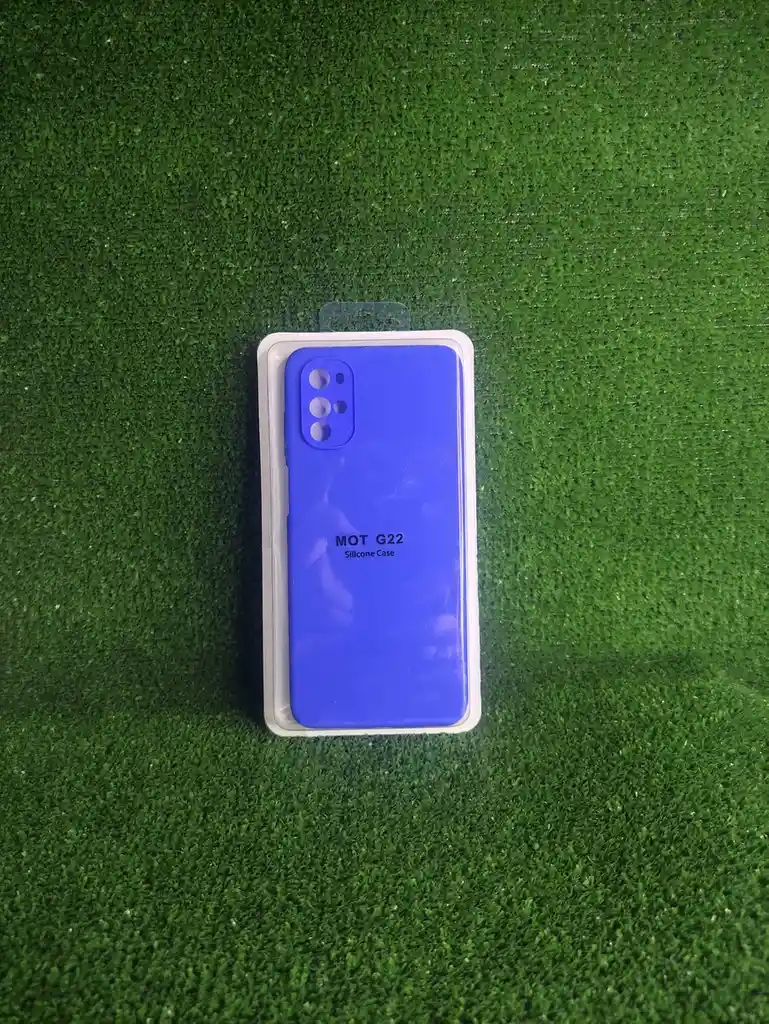 Motorola G22| Forro Protector| Silicone Case |azul |motorola | Carcasa | Funda | Anti Humedad