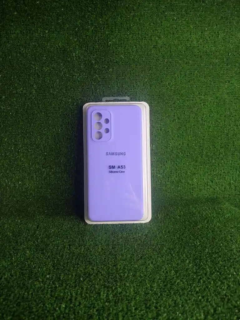Samsung Galaxy A53 | Forro Protector| Silicone Case |lila|samsung | Carcasa | Funda | Anti Humedad