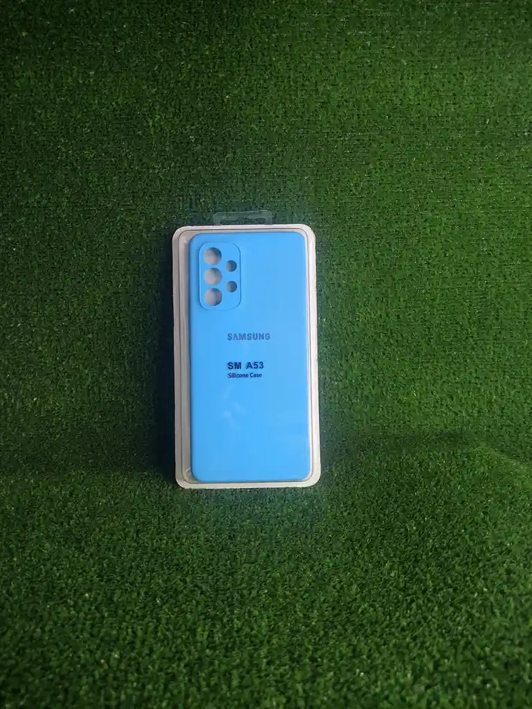 Samsung Galaxy A53 | Forro Protector| Silicone Case |azul Capri|samsung | Carcasa | Funda | Anti Humedad