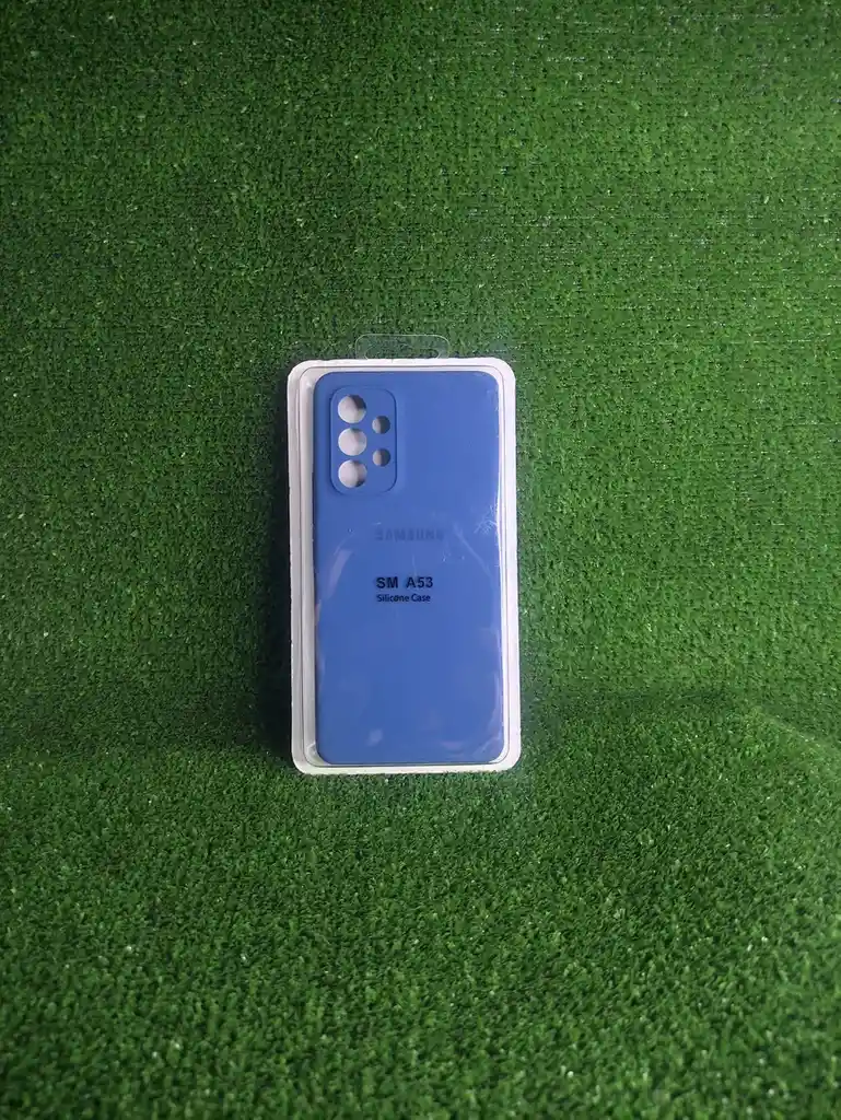 Samsung Galaxy A53 | Forro Protector| Silicone Case |azul Acero|samsung | Carcasa | Funda | Anti Humedad