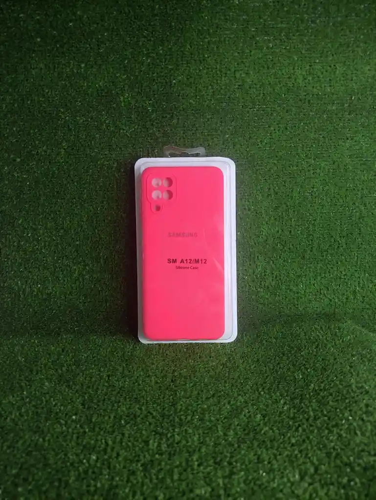 Samsung Galaxy M12 | Forro Protector| Silicone Case |rojo Neon|samsung | Carcasa | Funda | Anti Humedad