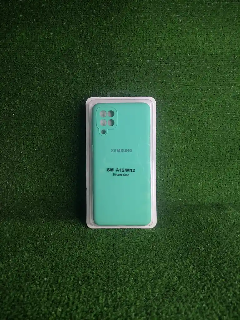 Samsung Galaxy A12 | Forro Protector| Silicone Case |verde Menta|samsung | Carcasa | Funda | Anti Humedad