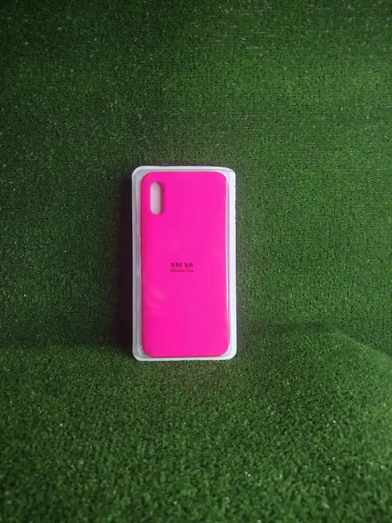 Xiaomi Redmi 9a| Forro Protector| Silicone Case |fucsia Neon |xiaomi | Carcasa | Funda | Anti Humedad