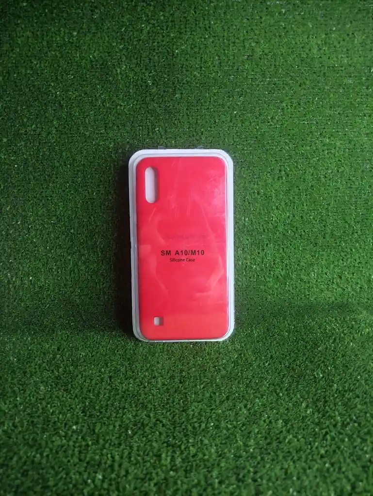 Samsung Galaxy A10 | Forro Protector| Silicone Case |rojo|samsung | Carcasa | Funda | Anti Humedad