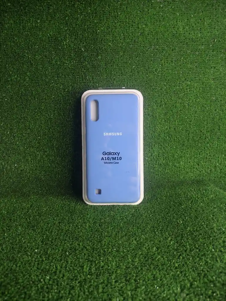 Samsung Galaxy M10 | Forro Protector| Silicone Case |azul Francia|samsung | Carcasa | Funda | Anti Humedad