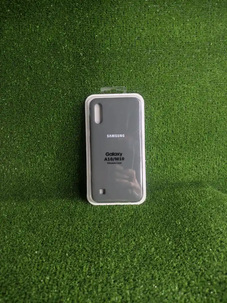 Samsung Galaxy M10 | Forro Protector| Silicone Case |gris Ocaso|samsung | Carcasa | Funda | Anti Humedad