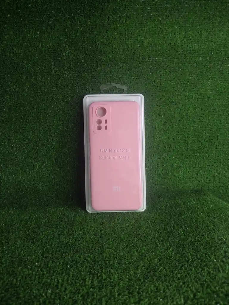 Xiaomi Redmi Note 12s| Forro Protector| Silicone Case |rosado|xiaomi | Carcasa | Funda | Anti Humedad