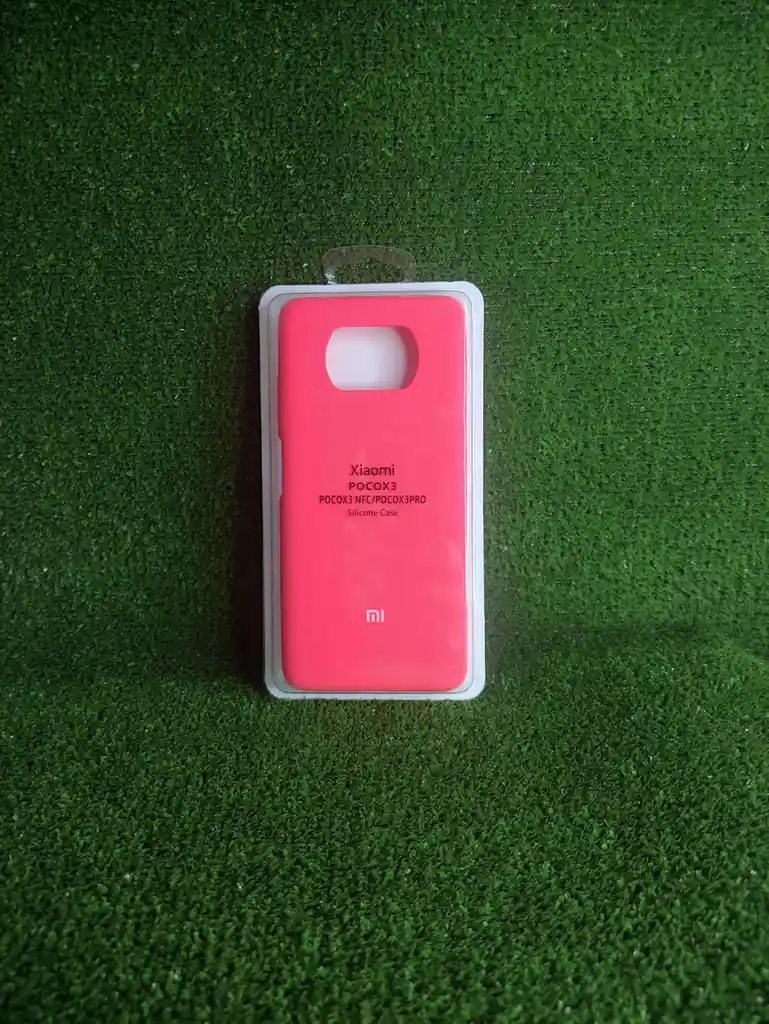 Xiaomi Poco X3| Forro Protector| Silicone Case |rojo Neon|xiaomi | Carcasa | Funda | Anti Humedad