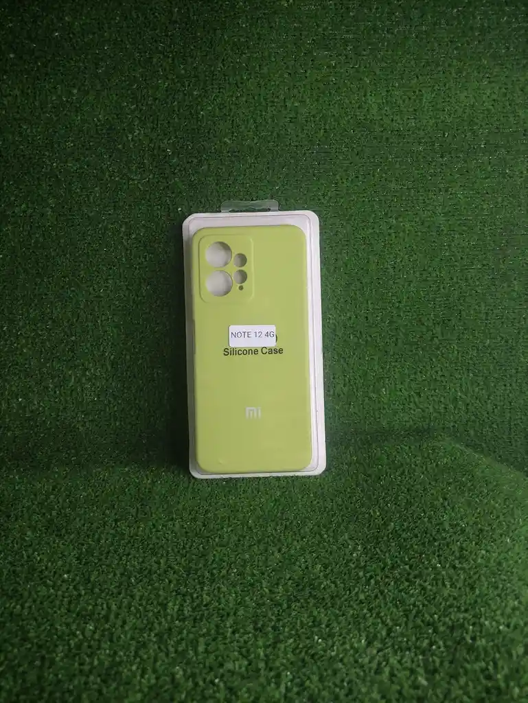 Xiaomi Redmi Note 12 4g| Forro Protector| Silicone Case |verde Lima|xiaomi | Carcasa | Funda | Anti Humedad
