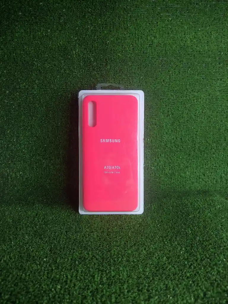 Samsung Galaxy A70s | Forro Protector| Silicone Case |rojo Neon|samsung | Carcasa | Funda | Anti Humedad