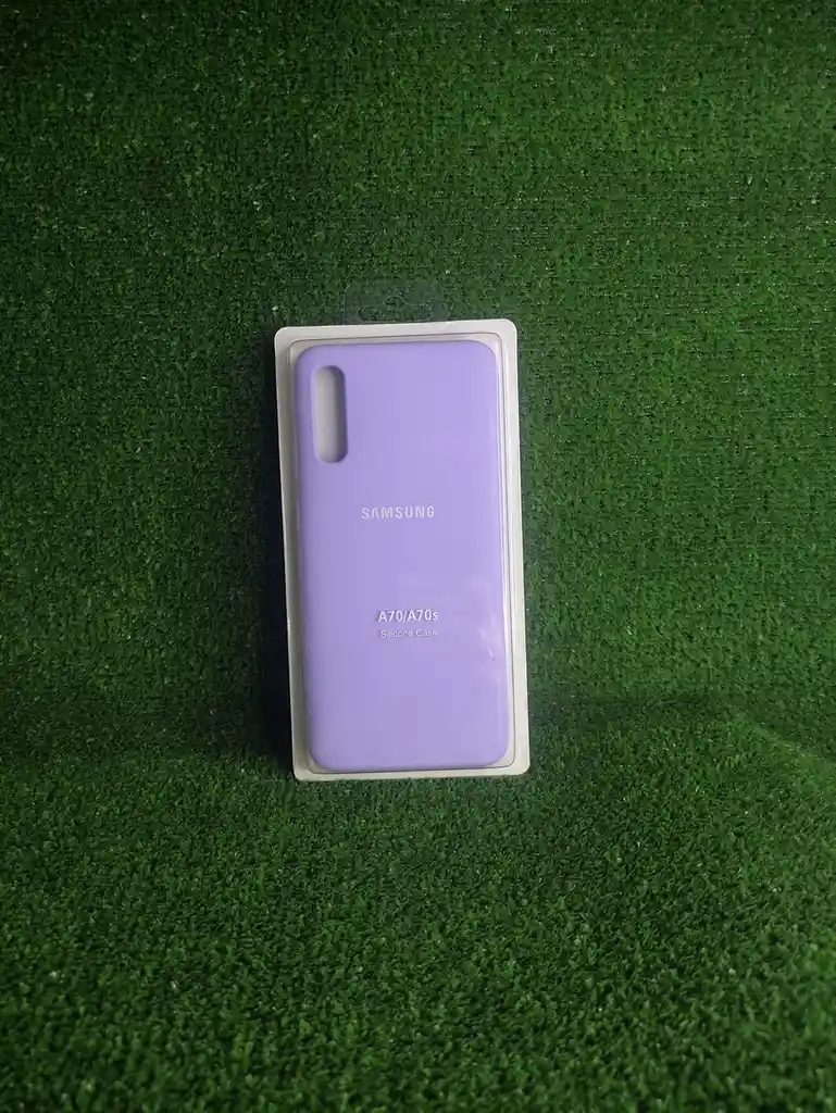 Samsung Galaxy A70 | Forro Protector| Silicone Case |lila|samsung | Carcasa | Funda | Anti Humedad