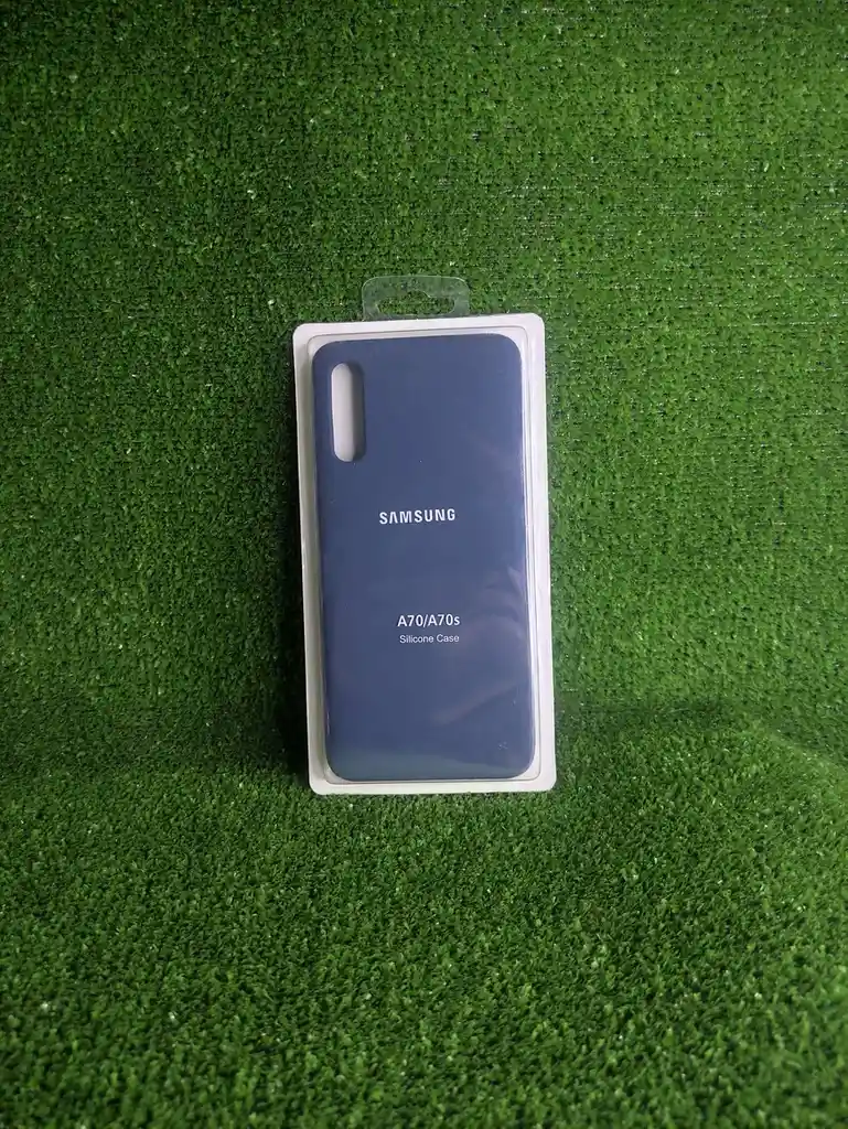 Samsung Galaxy A70 | Forro Protector| Silicone Case |azul Oxford|samsung | Carcasa | Funda | Anti Humedad