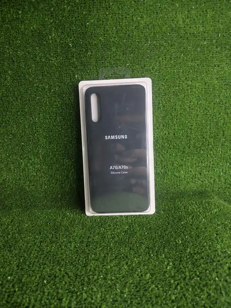 Samsung Galaxy A70 | Forro Protector| Silicone Case |negro|samsung | Carcasa | Funda | Anti Humedad