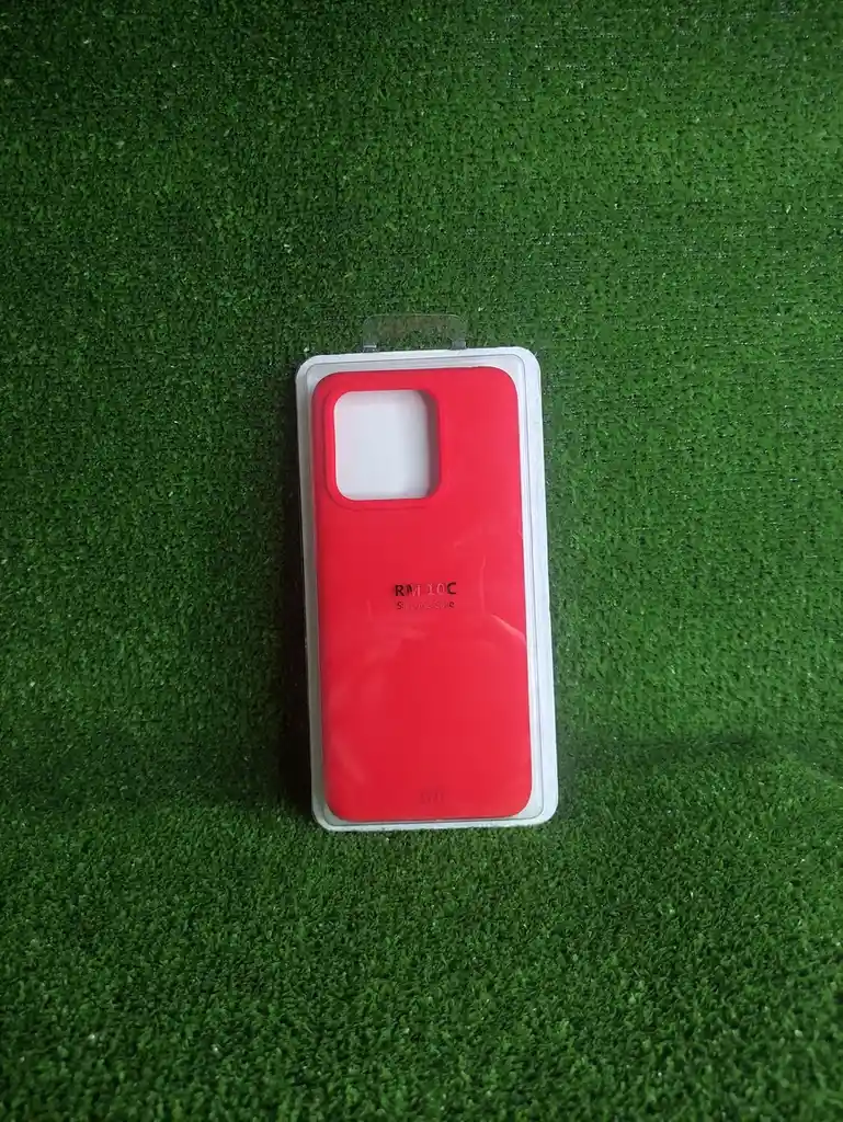 Xiaomi Redmi 10c| Forro Protector| Silicone Case |rojo|xiaomi | Carcasa | Funda | Anti Humedad