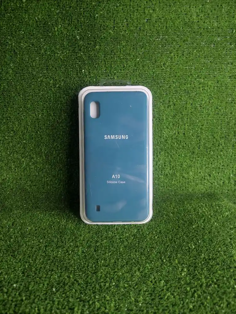 Samsung Galaxy A10 | Forro Protector| Silicone Case |azul Bondi|samsung | Carcasa | Funda | Anti Humedad