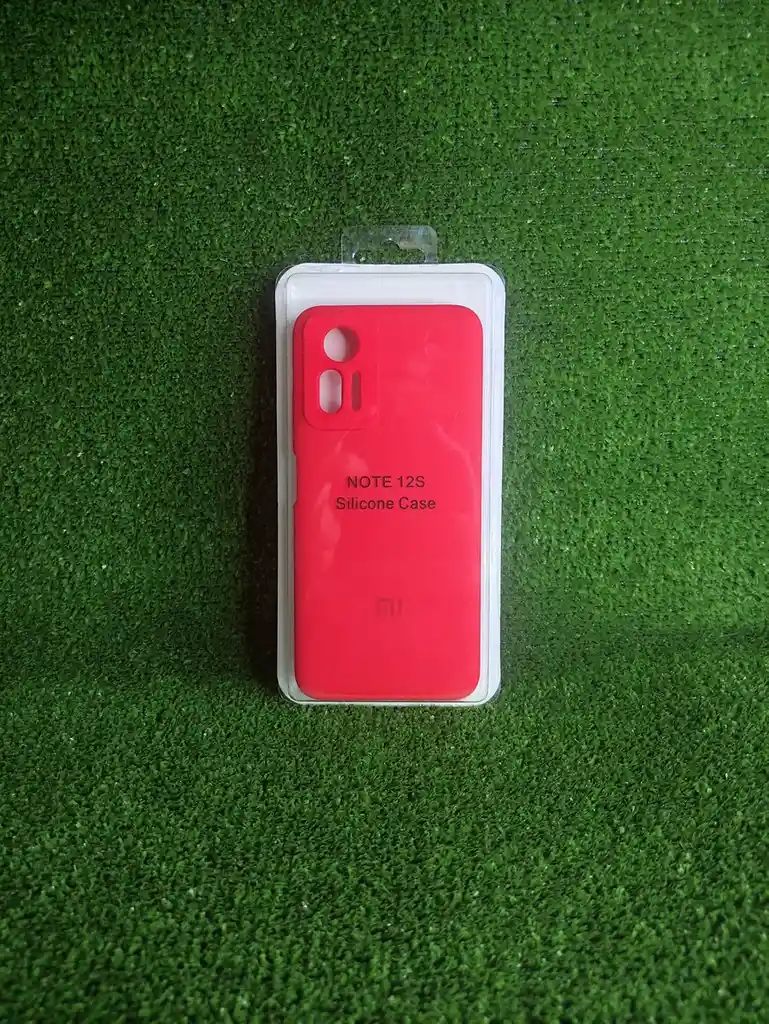 Xiaomi Redmi Note 12s| Forro Protector| Silicone Case |rojo |xiaomi | Carcasa | Funda | Anti Humedad