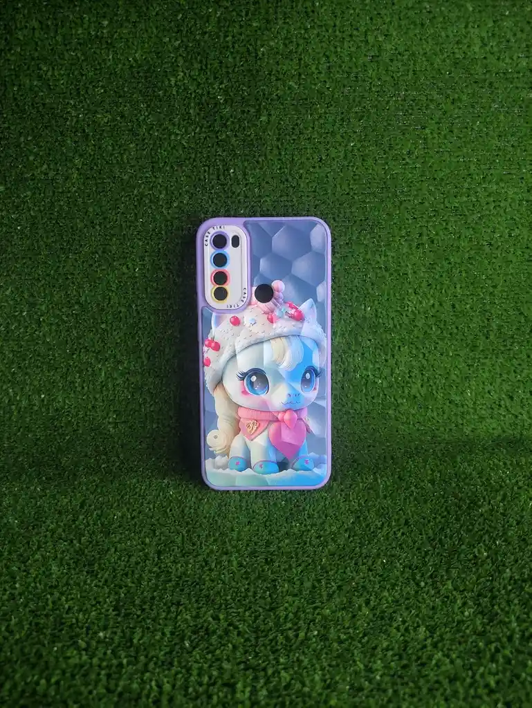Xiaomi Redmi Note 8 | Forro Protector | Case Rigido|casetiki | Pony| Bordes Reforzados | Xiaomi| Carcasa | Funda | Anti Humedad | Full Proteccion.