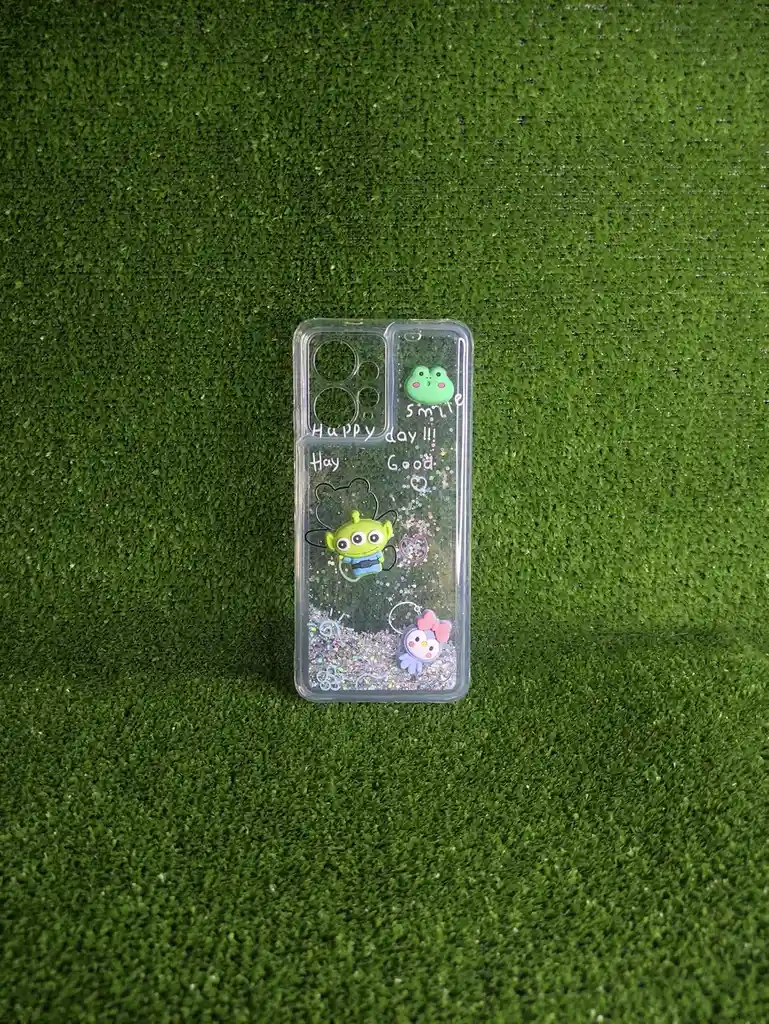 Xiaomi Redmi Note 12 4g | Forro Protector | Case Rigido|space|happy Day Good | Bordes Reforzados | Xiaomi| Carcasa | Funda | Anti Humedad | Full Proteccion.