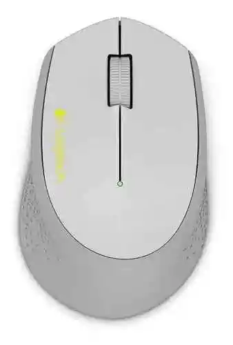 Logitech M280, Mouse Inalámbrico Cómodo Diseño Curvo - Gris Color Plateado