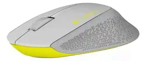 Logitech M280, Mouse Inalámbrico Cómodo Diseño Curvo - Gris Color Plateado