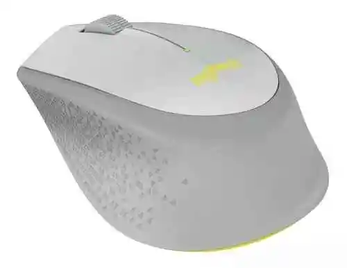 Logitech M280, Mouse Inalámbrico Cómodo Diseño Curvo - Gris Color Plateado