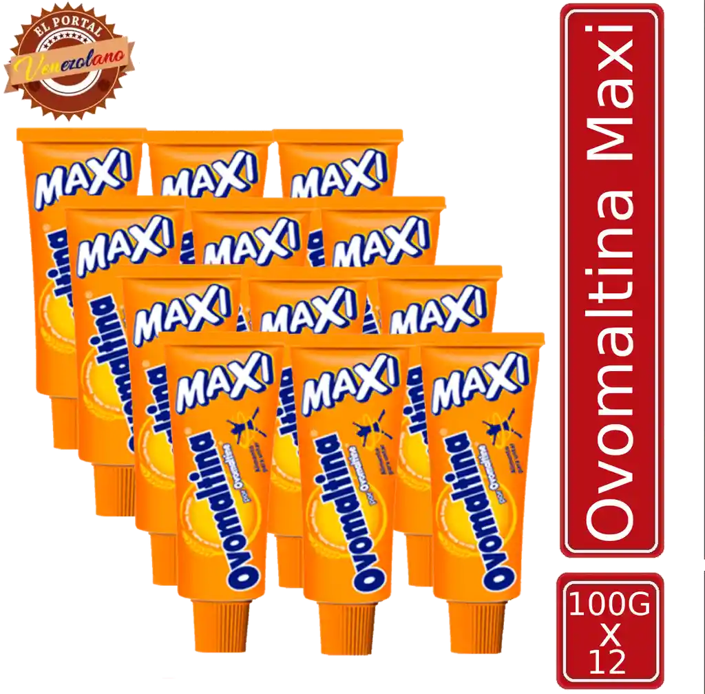 Ovomaltina Maxi 100g Venezolana X 12