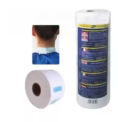 5 Rollos De Papel Cuellero De Barbería Peluquería