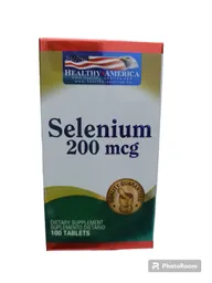 Selenium X 100 Tabletas Healthy America