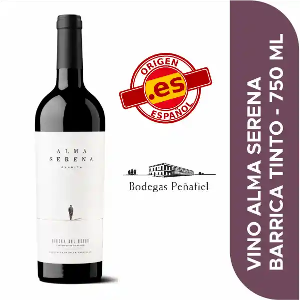 Vino Tinto Alma Serena Barrica Tempranillo Español