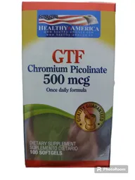 Chromium Picolinate X 100 Softgels Healthy America