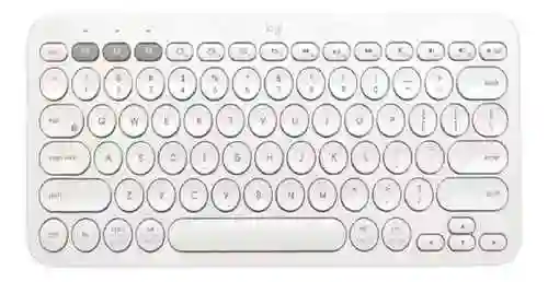 Teclado Multidispositivo Bluetooth Logitech K380, Teclado En Color Blanco