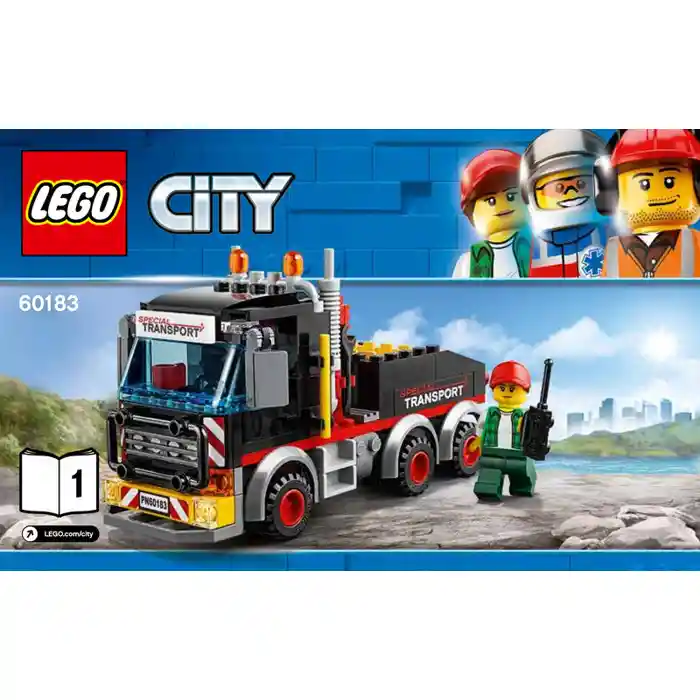 Lego City Heavy Cargo Transport 310 Piezas