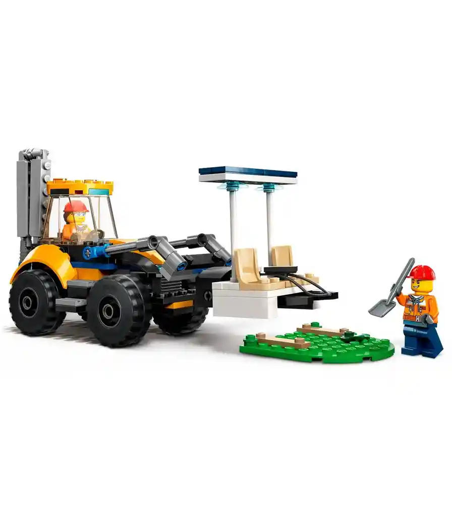 Lego City 60385 Excavadora De Construcción (148 Piezas)