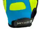 Guantes Miyagi Ciclismo - Mg053118/ Verde - Azul/ Talla M