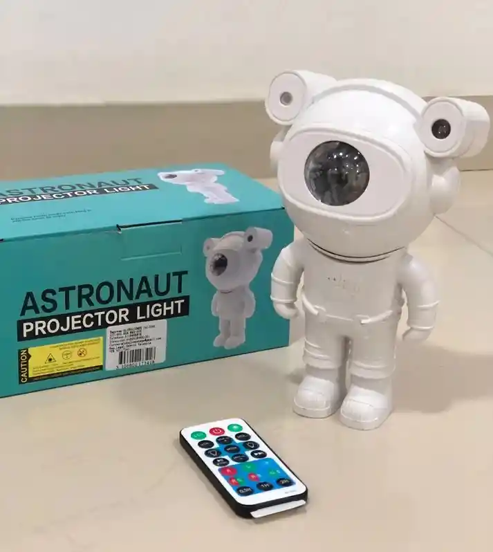 Astronauta Proyector Modelo 3 Con Parlante Bluetooth