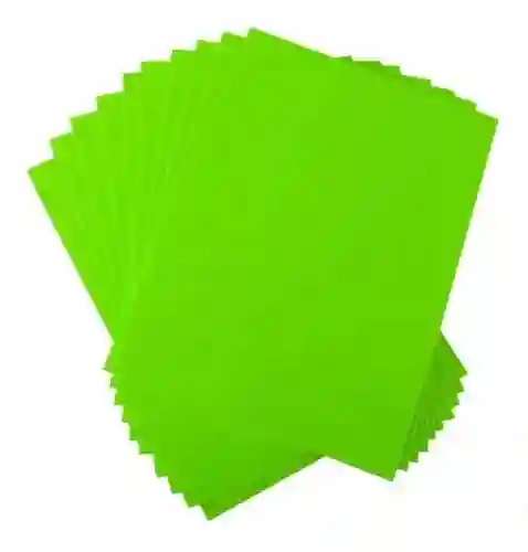 Foamy 1/2 Pliego Color Verde Claro