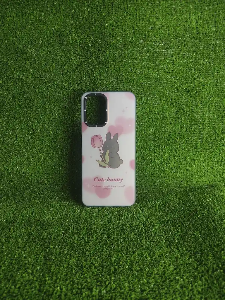 Xiaomi Redmi Note 10 | Forro Protector | Case Rigido|good Luck|cute Bunny| Bordes Reforzados | Xiaomi| Carcasa | Funda | Anti Humedad | Full Proteccion.