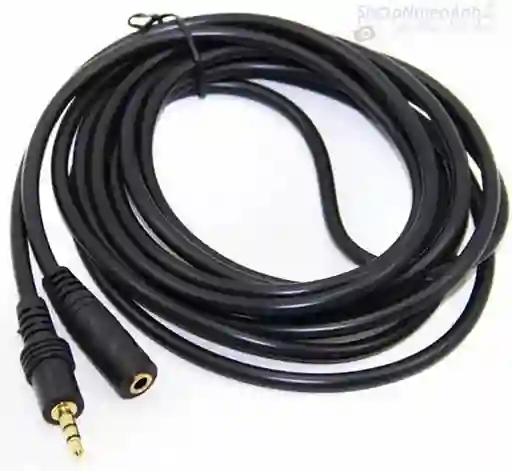 Cable Extensión Audífonos De Audio Estéreo Plug 3.5mm Macho A Hembra De 1.5 Mts.