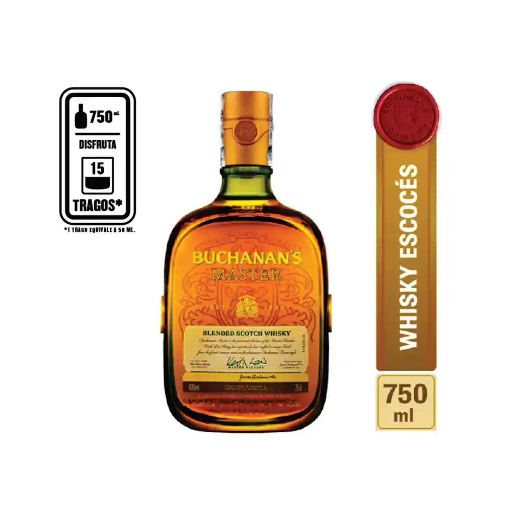 Whisky Buchanans 750ml Master