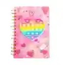 Agenda Libreta Push Popit Popit Interactivo Figuras Unisex