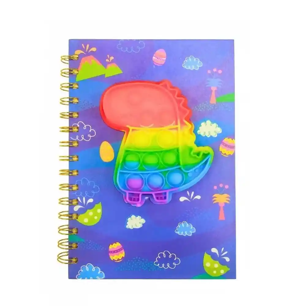 Agenda Libreta Push Popit Popit Interactivo Figuras Unisex