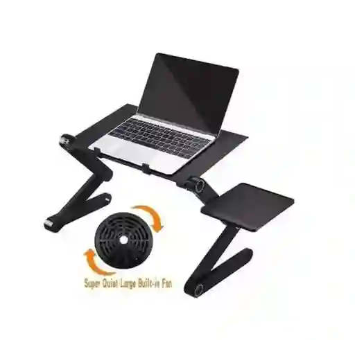 Mesa Portátil Refrigerante Ajustable Laptop Con 2 Ventilador T8