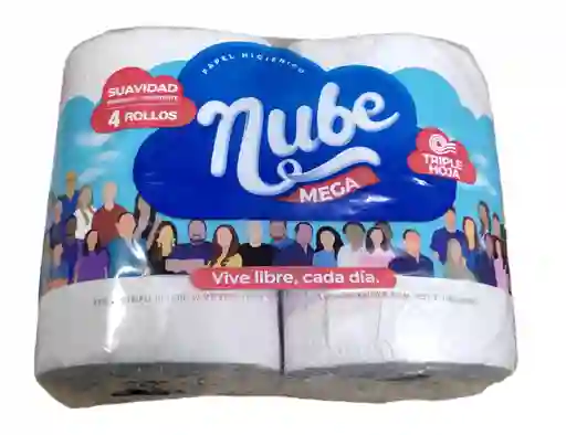 Papel Higiénico Nube X4 Rollos