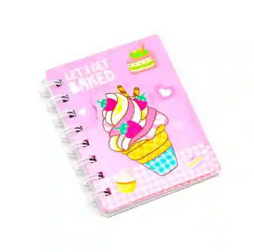 Agenda Libreta Diario Helado Cookies Cream