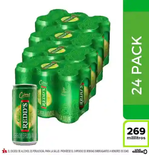 Cerveza Redds Sixpack Lata 269 Ml